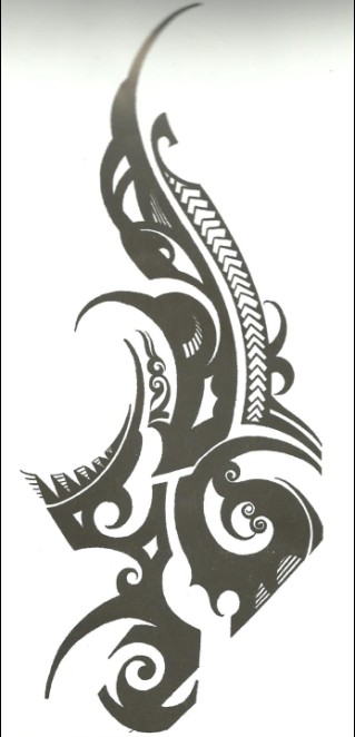 玛雅图腾纹身手稿
