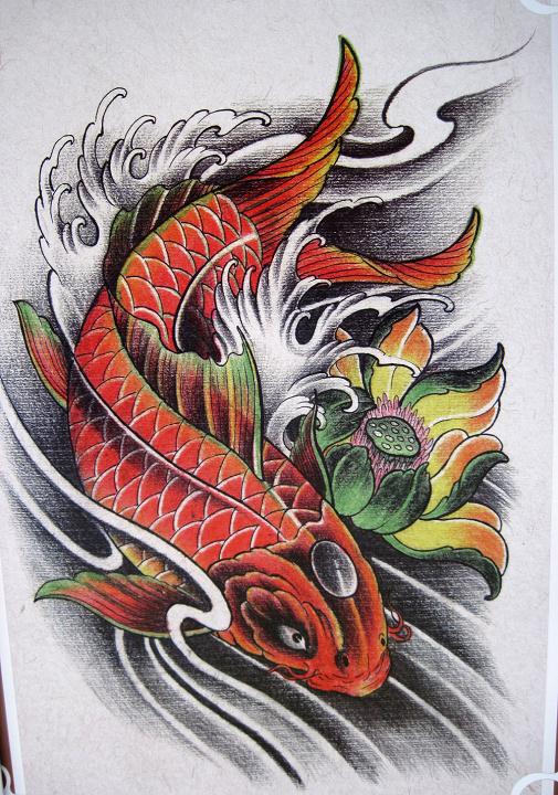 鲤鱼纹身