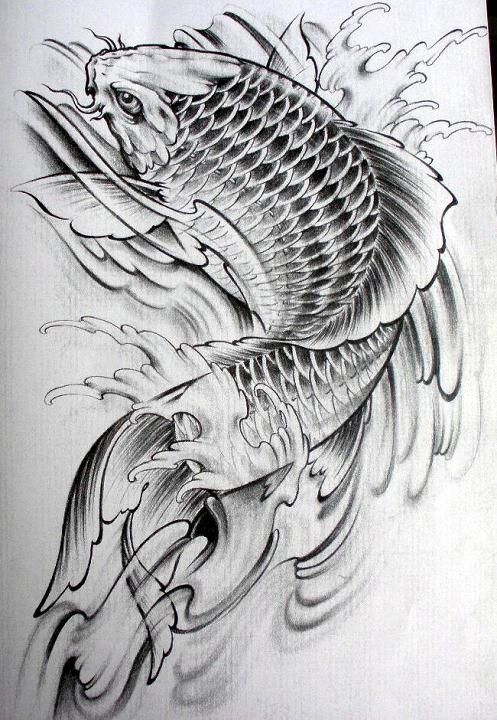 鲤鱼纹身