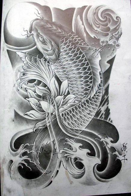 鲤鱼纹身