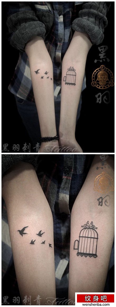 小清新纹身