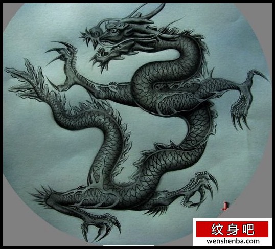 男性纹身之龙纹身（收藏）