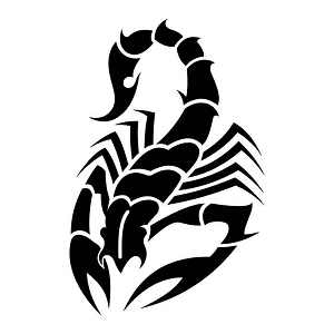 蝎子纹身:图腾蝎子纹身