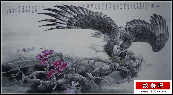 纹身老鹰纹身