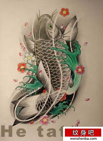 传统鲤鱼刺青及意义详解
