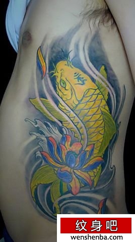 纹身之权威时髦个性鲤鱼纹身（精品）
