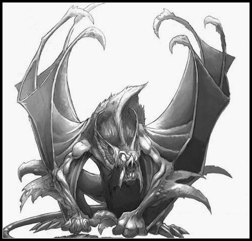 纹身超酷帅气的欧美恶魔翅膀纹身