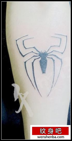 蜘蛛纹身手臂图腾蜘蛛纹身