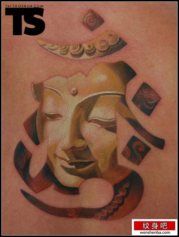 很多人都喜欢的一枚佛梵文纹身分享