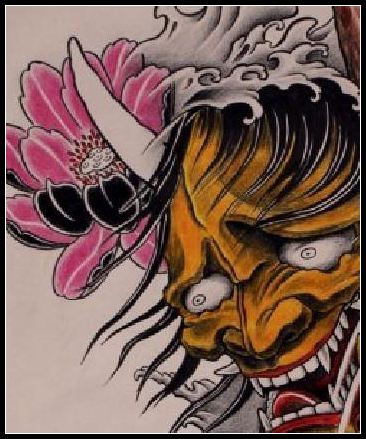 般若莲花纹身