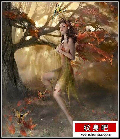 精灵刺青 精灵纹身 精灵刺青