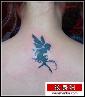 女人喜欢的图腾精灵纹身